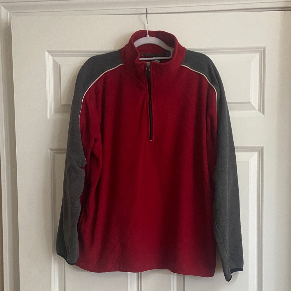 🧡 Men’s quarter zip fleece pullover